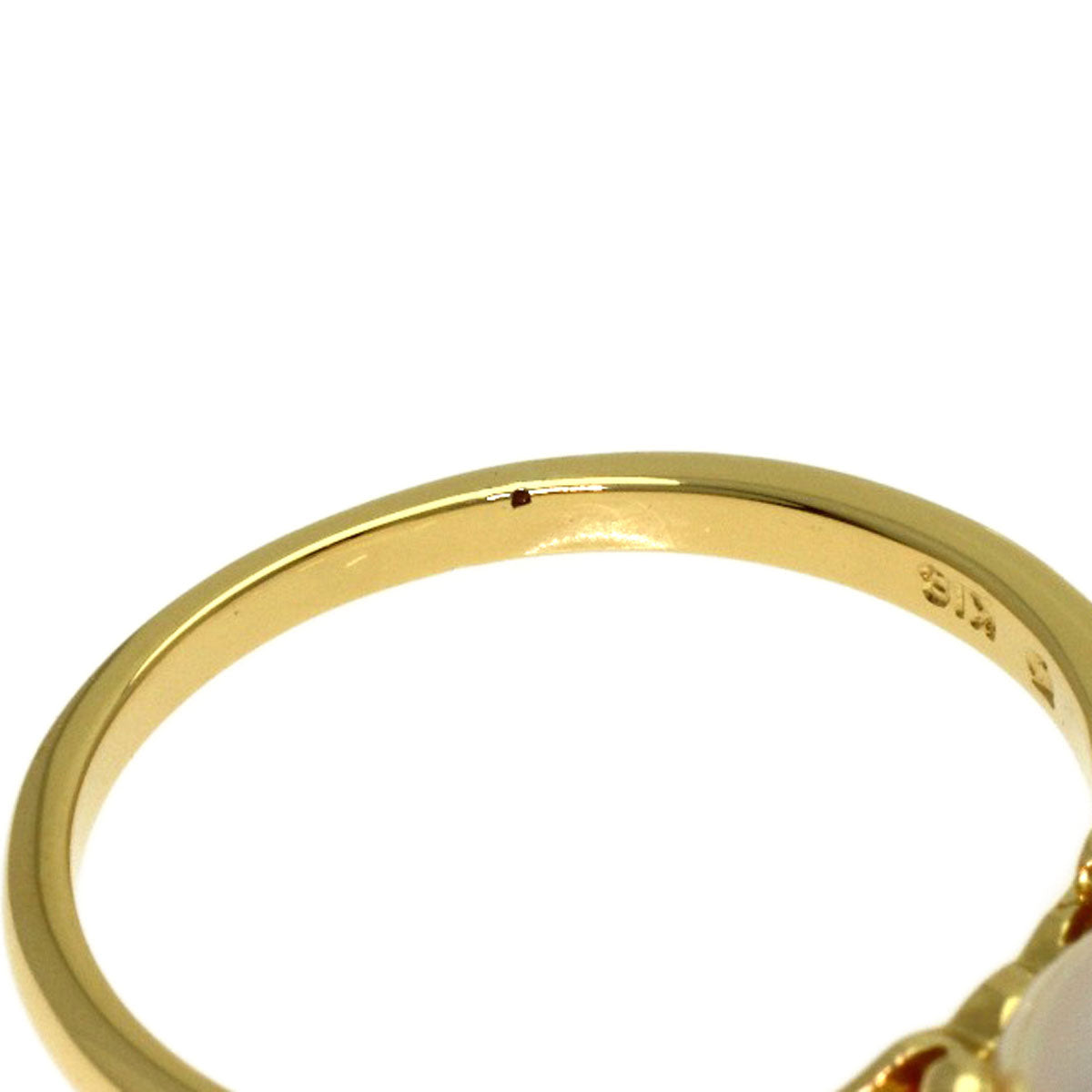 MIKIMOTO Pearl Pearl Ring K18 Yellow Gold Ladies [Used]