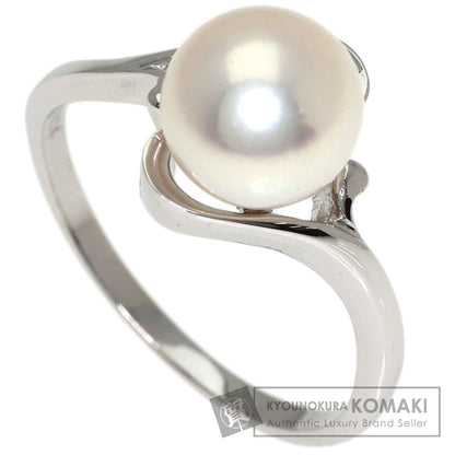 MIKIMOTO Pearl Pearl Ring K14 White Gold Ladies [Used]