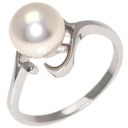 MIKIMOTO Pearl Pearl Ring K14 White Gold Ladies [Used]