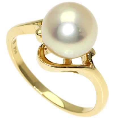 MIKIMOTO Pearl Pearl Ring K14 Yellow Gold Ladies [Used]