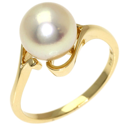 MIKIMOTO Pearl Pearl Ring K14 Yellow Gold Ladies [Used]