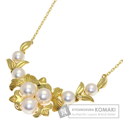 MIKIMOTO Pearl Pearl Necklace K18 Yellow Gold Ladies [Used]