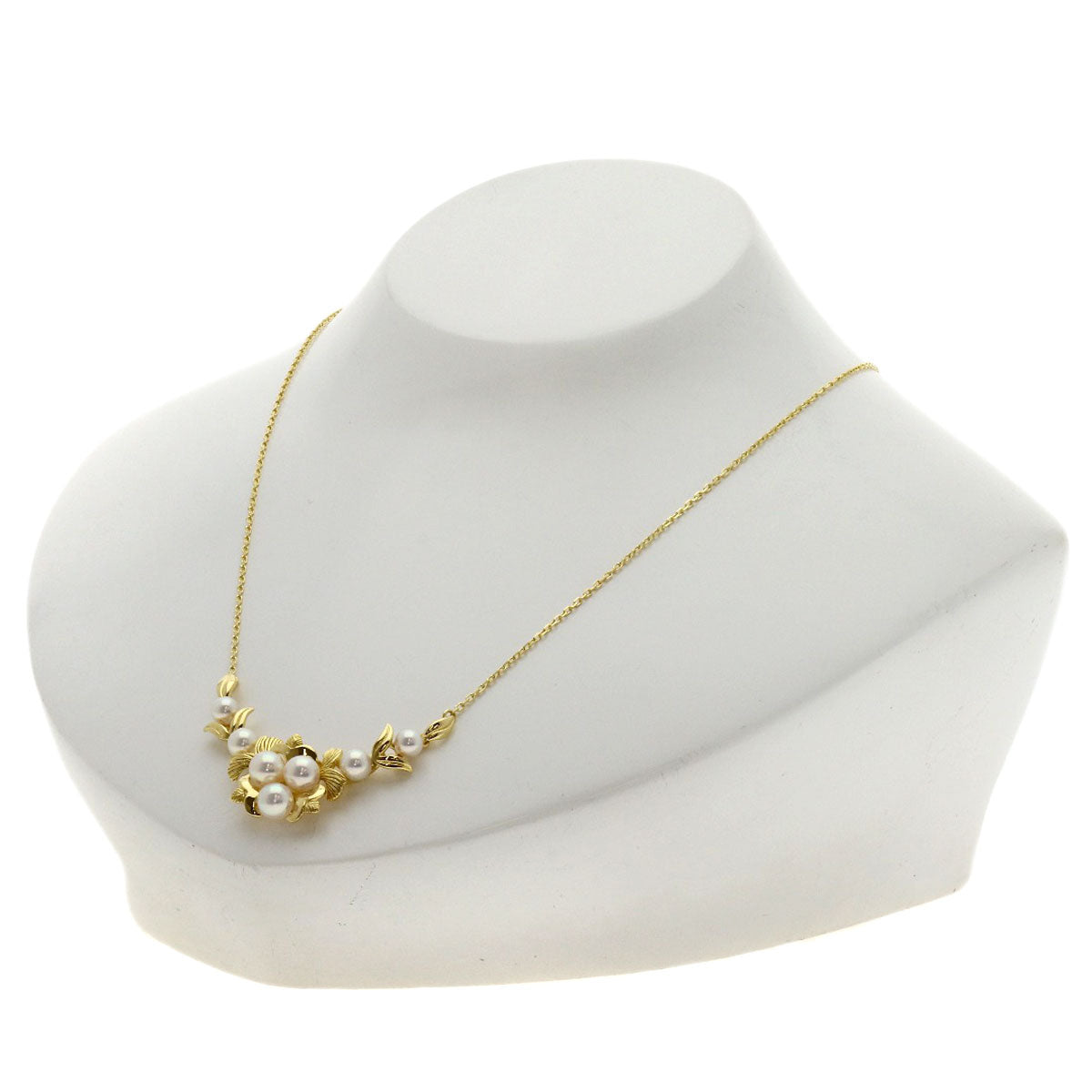 MIKIMOTO Pearl Pearl Necklace K18 Yellow Gold Ladies [Used]