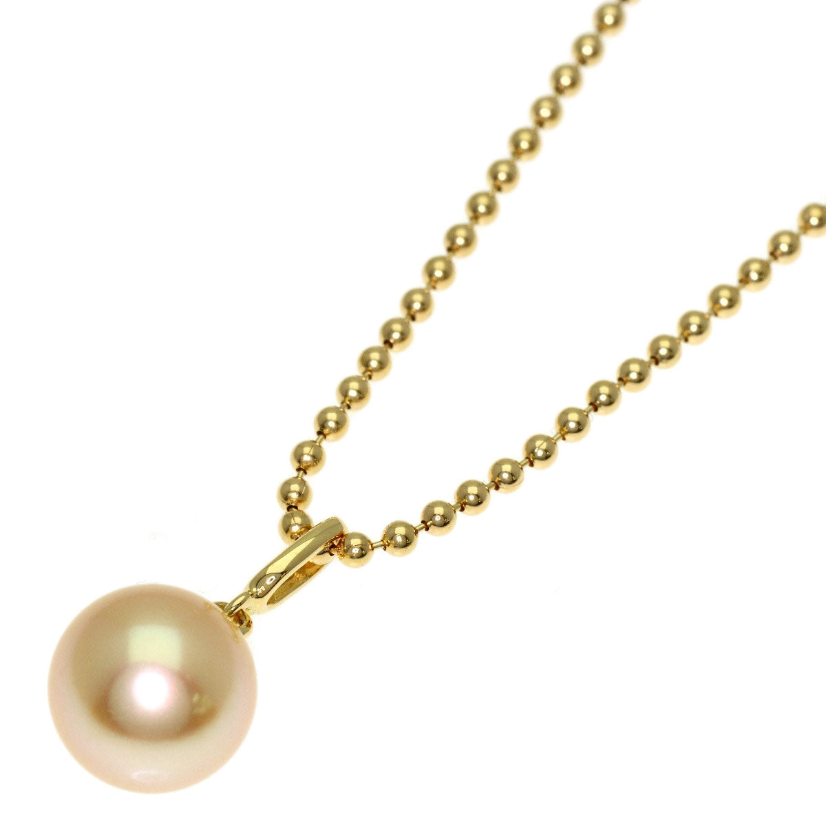 MIKIMOTO Pearl Pearl Necklace K18 Yellow Gold Ladies [Used]