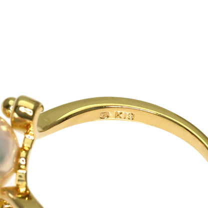 MIKIMOTO Pearl Pearl Ring K18 Yellow Gold Ladies [Used]