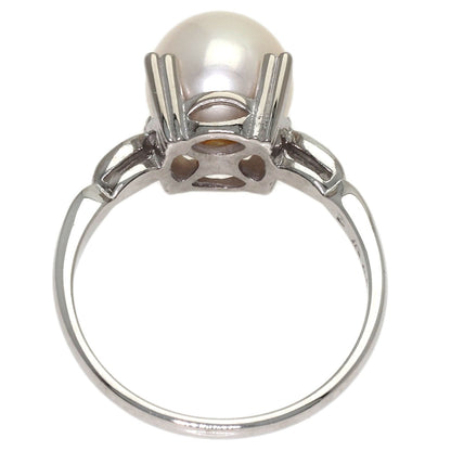 MIKIMOTO Pearl Pearl Ring K14 White Gold Ladies [Used]