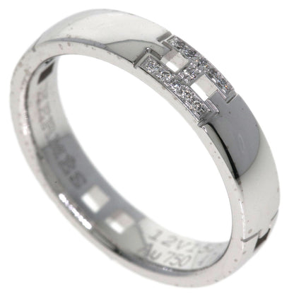 HERMES Ever Hercules Diamond #47 Ring K18 White Gold Ladies [Used]