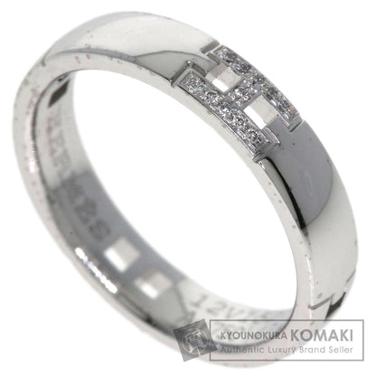 HERMES Ever Hercules Diamond #47 Ring K18 White Gold Ladies [Used]