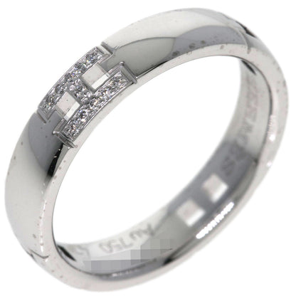 HERMES Ever Hercules Diamond #47 Ring K18 White Gold Ladies [Used]