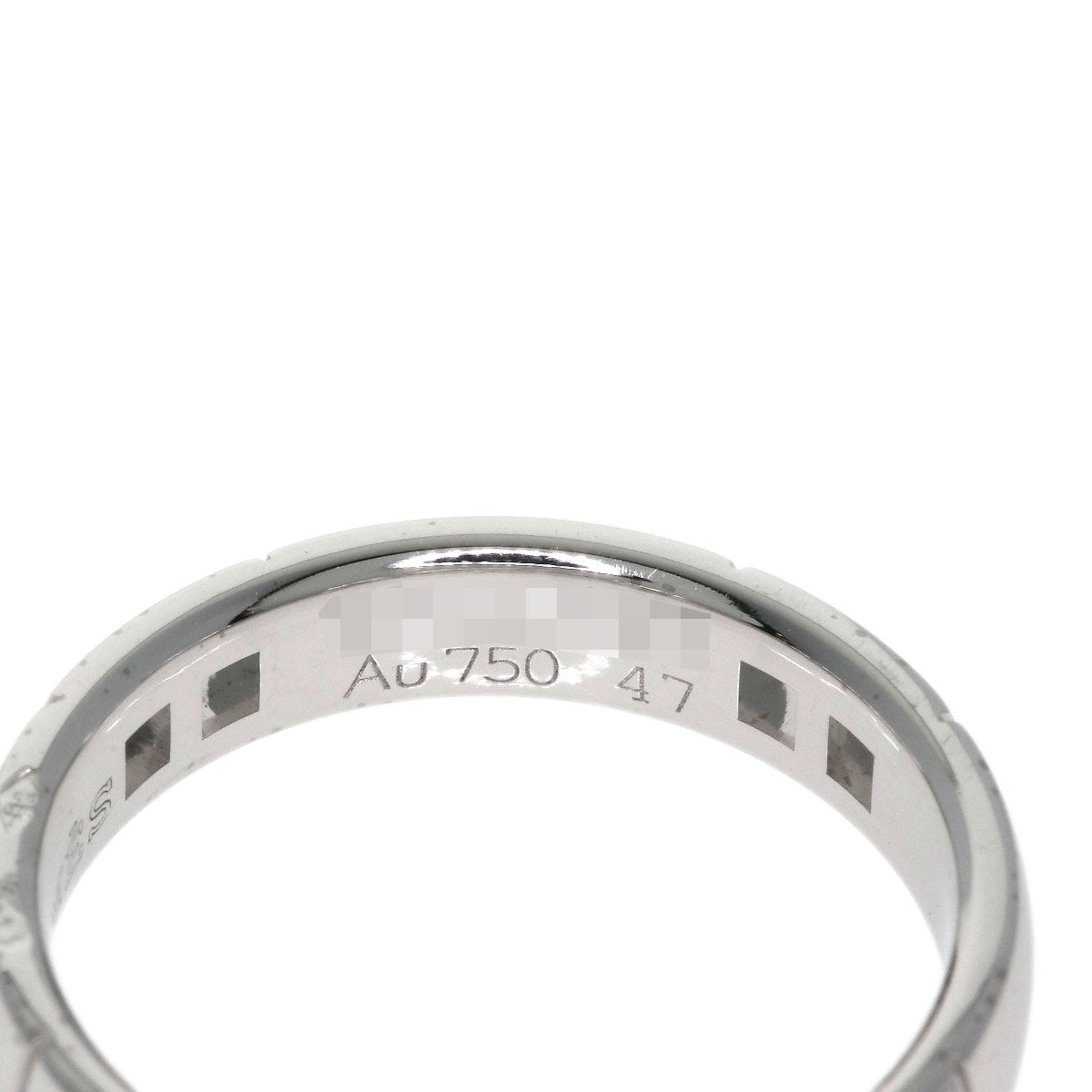 HERMES Ever Hercules Diamond #47 Ring K18 White Gold Ladies [Used]