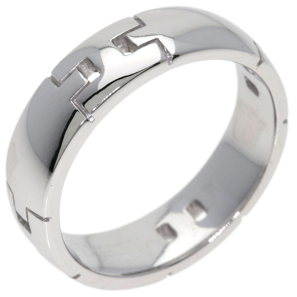 HERMES Ever Hercules #54 Ring K18 White Gold Ladies [Used]