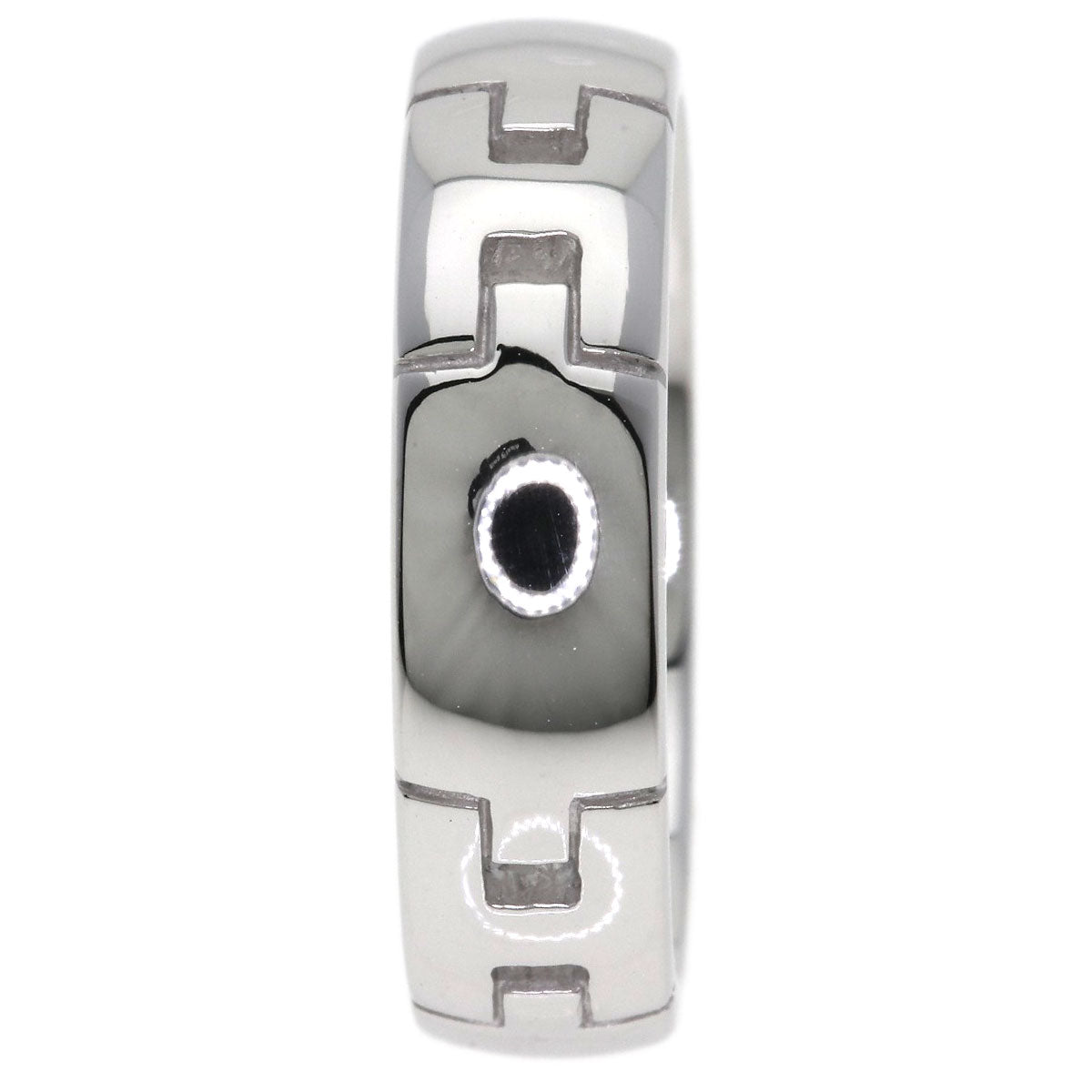 HERMES Ever Hercules #54 Ring K18 White Gold Ladies [Used]