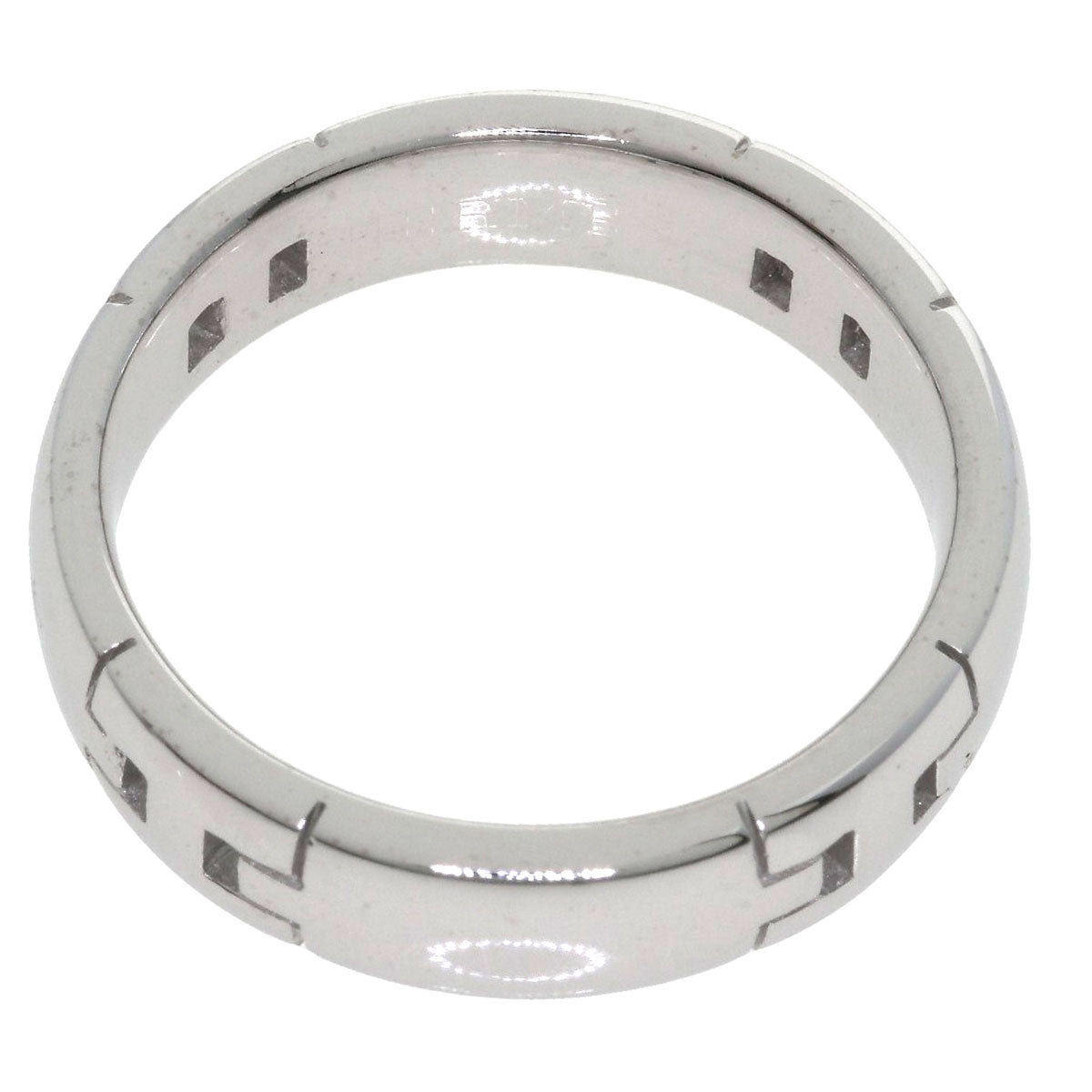 HERMES Hercules #60 Ring K18 White Gold Ladies [Used]