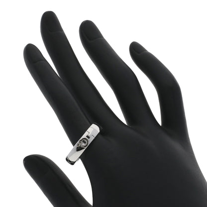 HERMES Hercules #60 Ring K18 White Gold Ladies [Used]