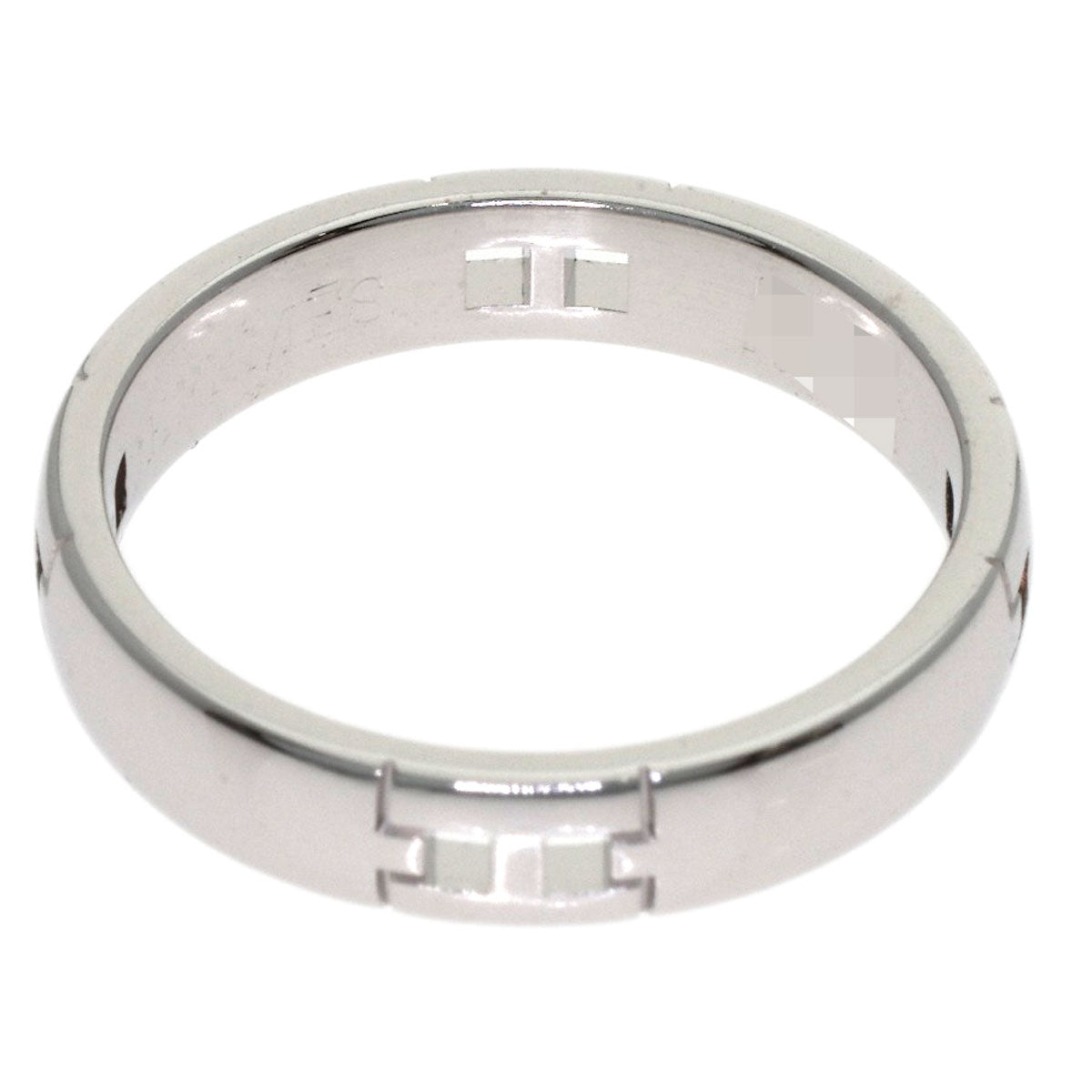 HERMES Ever Hercules #48 Ring K18 White Gold Ladies [Used]