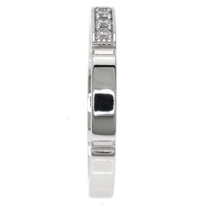 CARTIER Mayon PANTHERE Diamond # 48 Ring K18 White Gold Ladies [Used]