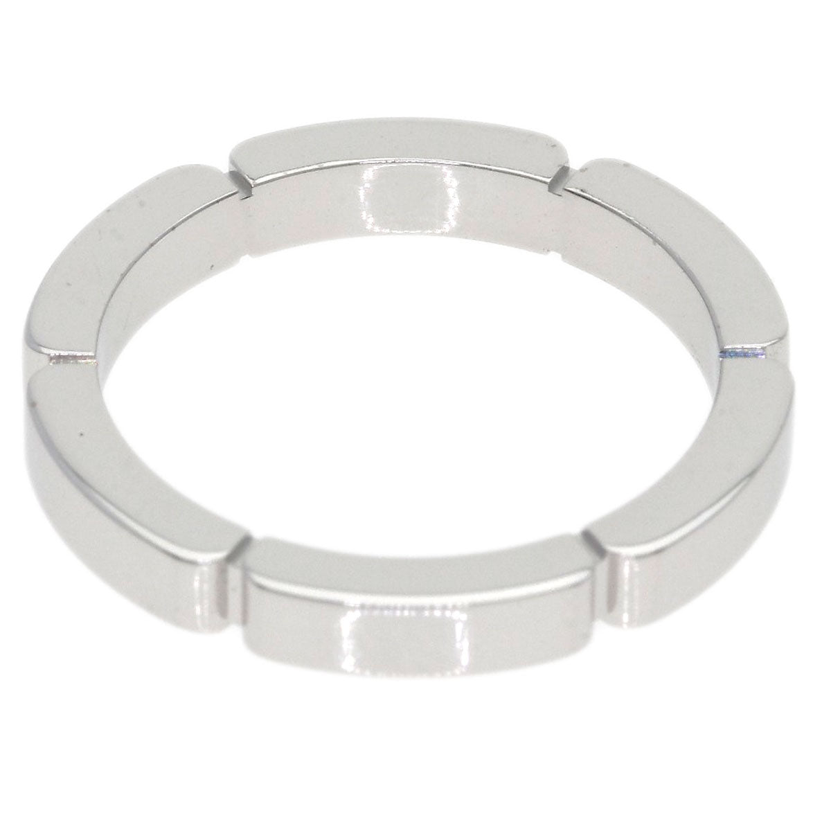 CARTIER Mayon PANTHERE Diamond # 48 Ring K18 White Gold Ladies [Used]