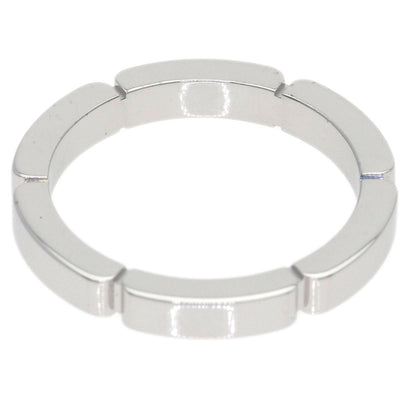 CARTIER Mayon PANTHERE Diamond # 48 Ring K18 White Gold Ladies [Used]