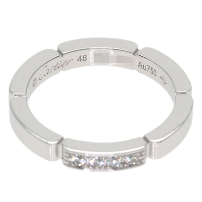 CARTIER Mayon PANTHERE Diamond # 48 Ring K18 White Gold Ladies [Used]
