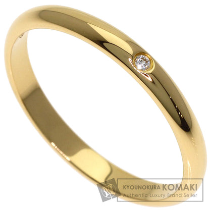 CARTIER Wedding 1P Diamond #57 Ring K18 Yellow Gold Ladies [Used]