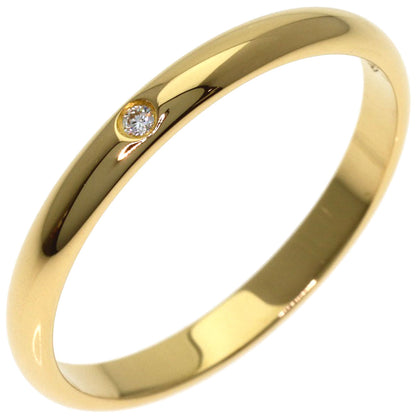 CARTIER Wedding 1P Diamond #57 Ring K18 Yellow Gold Ladies [Used]