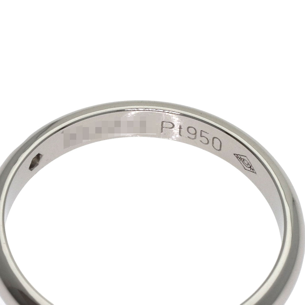 CARTIER Wedding 3P Diamond #48 Ring Platinum PT950 Ladies [Used]