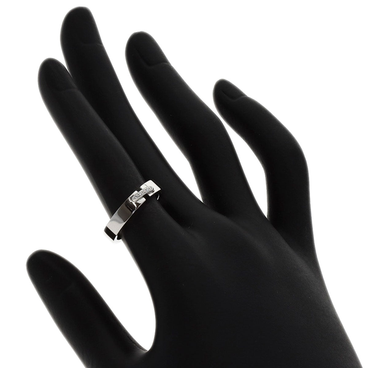 Chaumet Lianne Evidence Diamond #51 Ring K18 White Gold Ladies [Used]