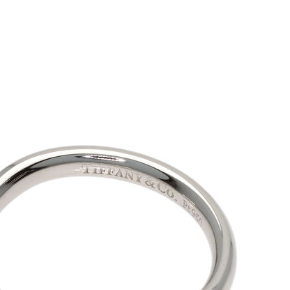 TIFFANY&Co. Curved band Diamond Ring Platinum PT950 Ladies [Used]