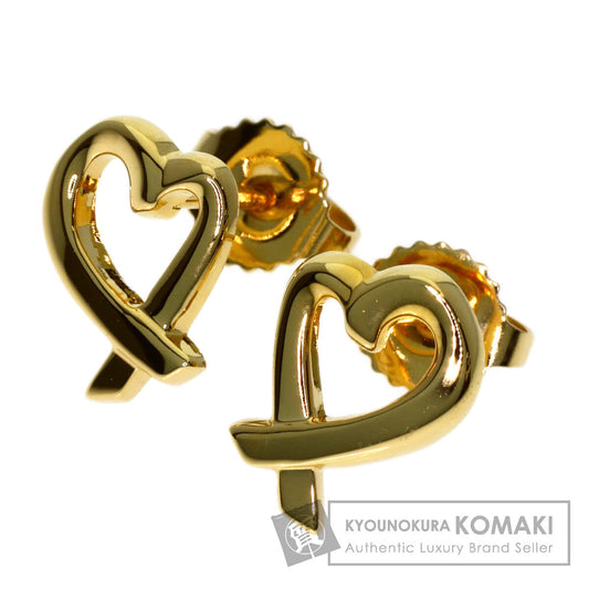 TIFFANY&Co. Loving heart earring K18 Yellow Gold Ladies [Used]