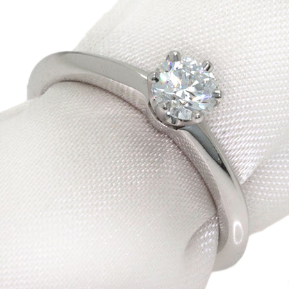TIFFANY&Co. Solitaire 1P Diamond Ring Platinum PT950 Ladies [Used]