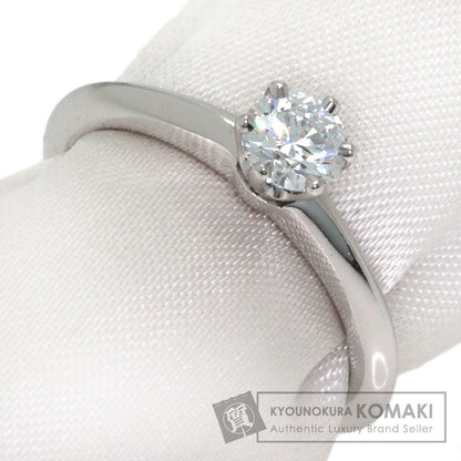 TIFFANY&Co. Solitaire 1P Diamond Ring Platinum PT950 Ladies [Used]