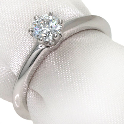 TIFFANY&Co. Solitaire 1P Diamond Ring Platinum PT950 Ladies [Used]