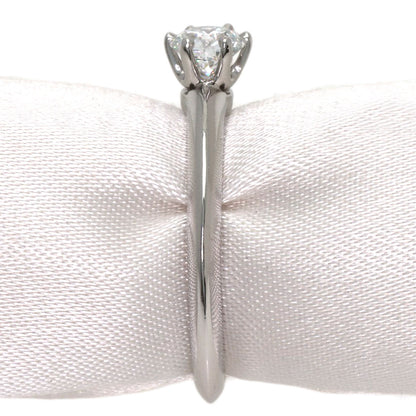 TIFFANY&Co. Solitaire 1P Diamond Ring Platinum PT950 Ladies [Used]