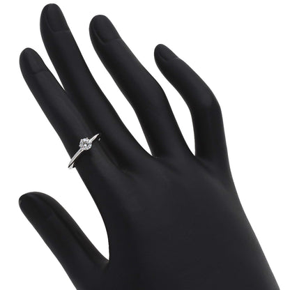 TIFFANY&Co. Solitaire 1P Diamond Ring Platinum PT950 Ladies [Used]