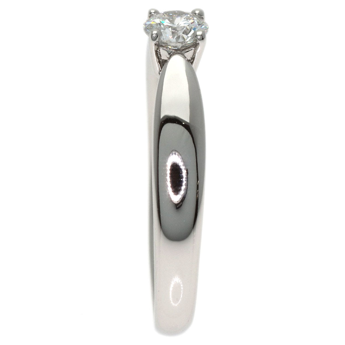 TIFFANY&Co. Harmony Solitaire Diamond Ring Platinum PT950 Ladies [Used]