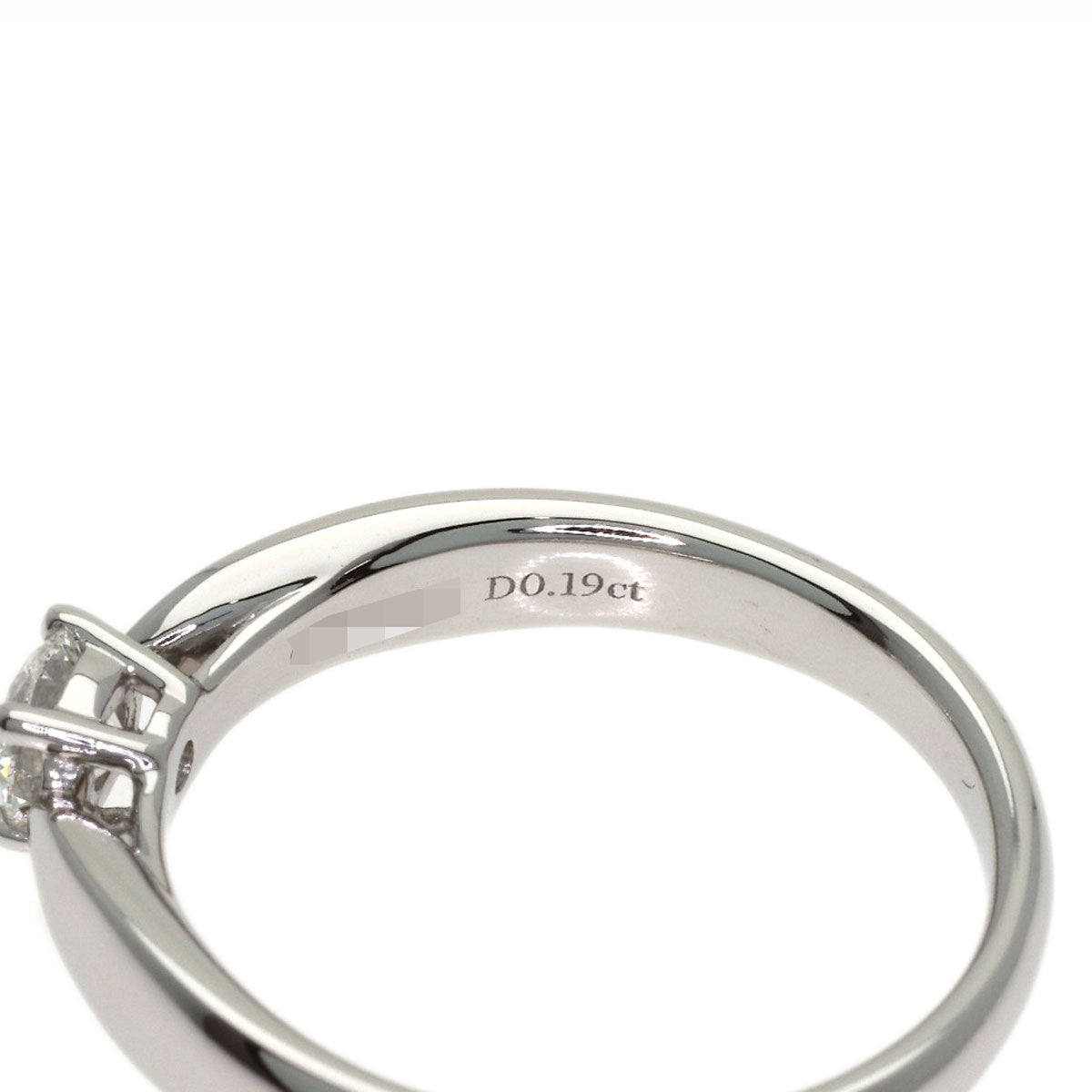 TIFFANY&Co. Harmony Solitaire Diamond Ring Platinum PT950 Ladies [Used]
