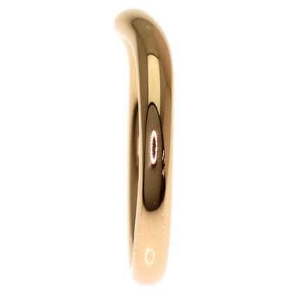 TIFFANY&Co. Curved Band 1P Diamond Ring K18 Pink Gold Ladies [Used]
