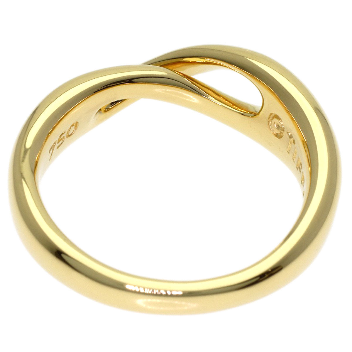 TIFFANY&Co. Infinity Ring K18 Yellow Gold Ladies [Used]