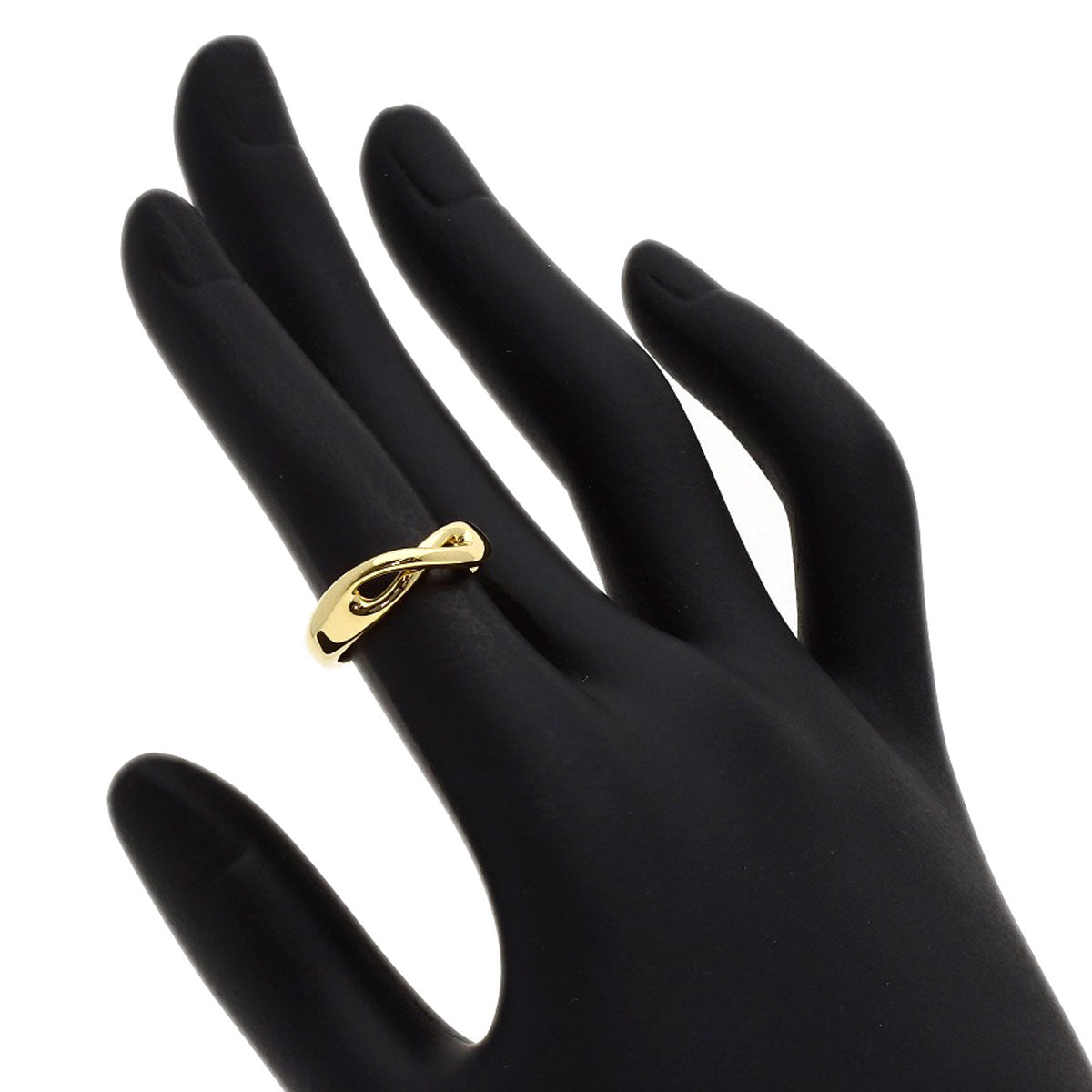 TIFFANY&Co. Infinity Ring K18 Yellow Gold Ladies [Used]