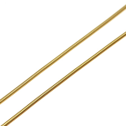 TIFFANY&Co. Snake Chain 19.7" Necklace K18 Yellow Gold Ladies [Used]