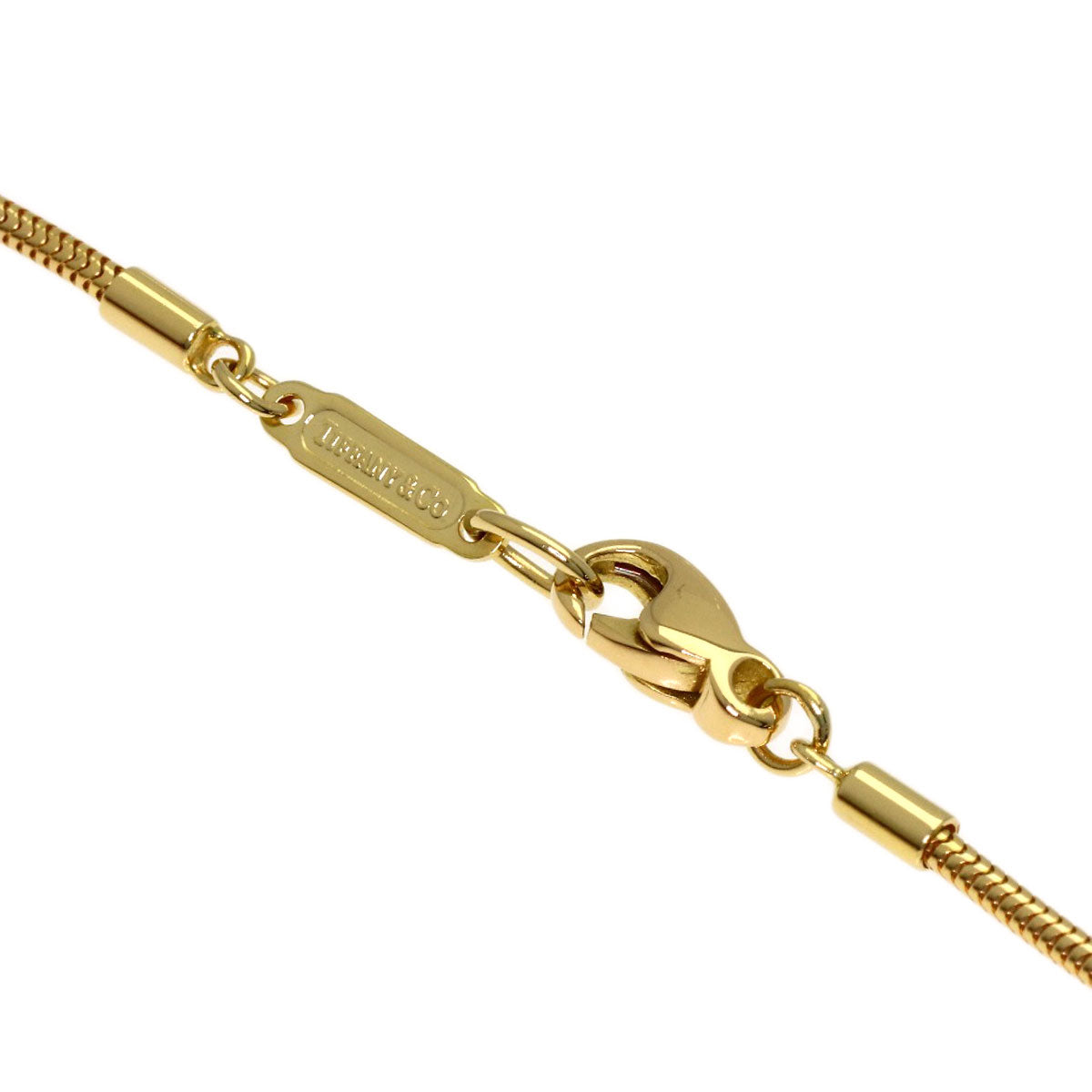 TIFFANY&Co. Snake Chain 19.7" Necklace K18 Yellow Gold Ladies [Used]