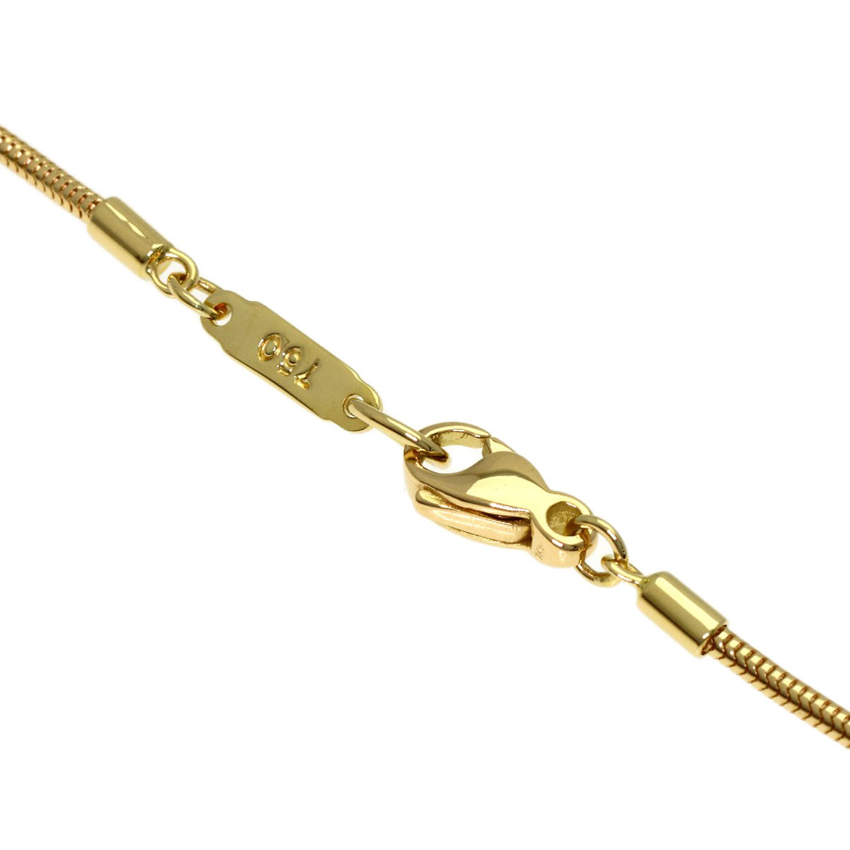 TIFFANY&Co. Snake Chain 19.7" Necklace K18 Yellow Gold Ladies [Used]