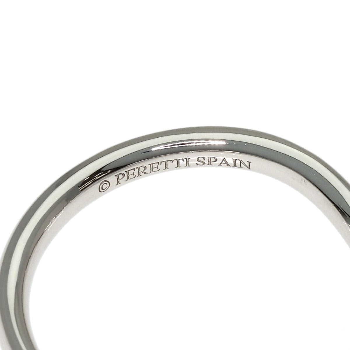 TIFFANY&Co. Curved band Diamond Ring Platinum PT950 Ladies [Used]