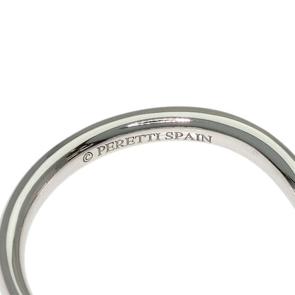 TIFFANY&Co. Curved band Diamond Ring Platinum PT950 Ladies [Used]