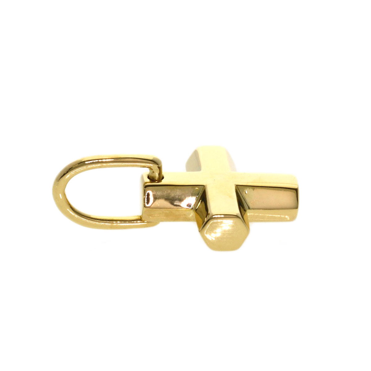 BVLGARI greek cross Pendant top K18 Yellow Gold Ladies [Used]