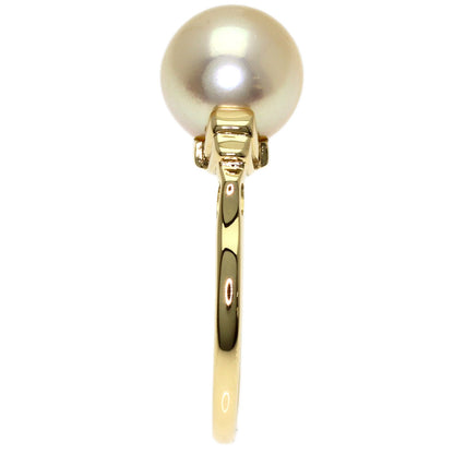 MIKIMOTO Pearl Pearl Ring K14 Yellow Gold Ladies [Used]