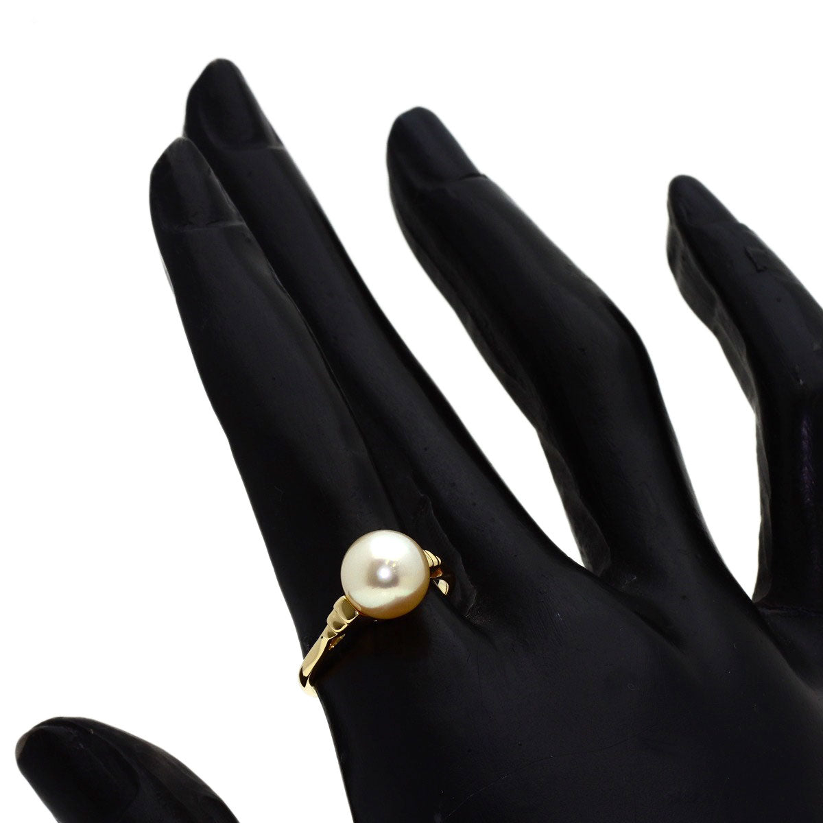 MIKIMOTO Pearl Pearl Ring K14 Yellow Gold Ladies [Used]