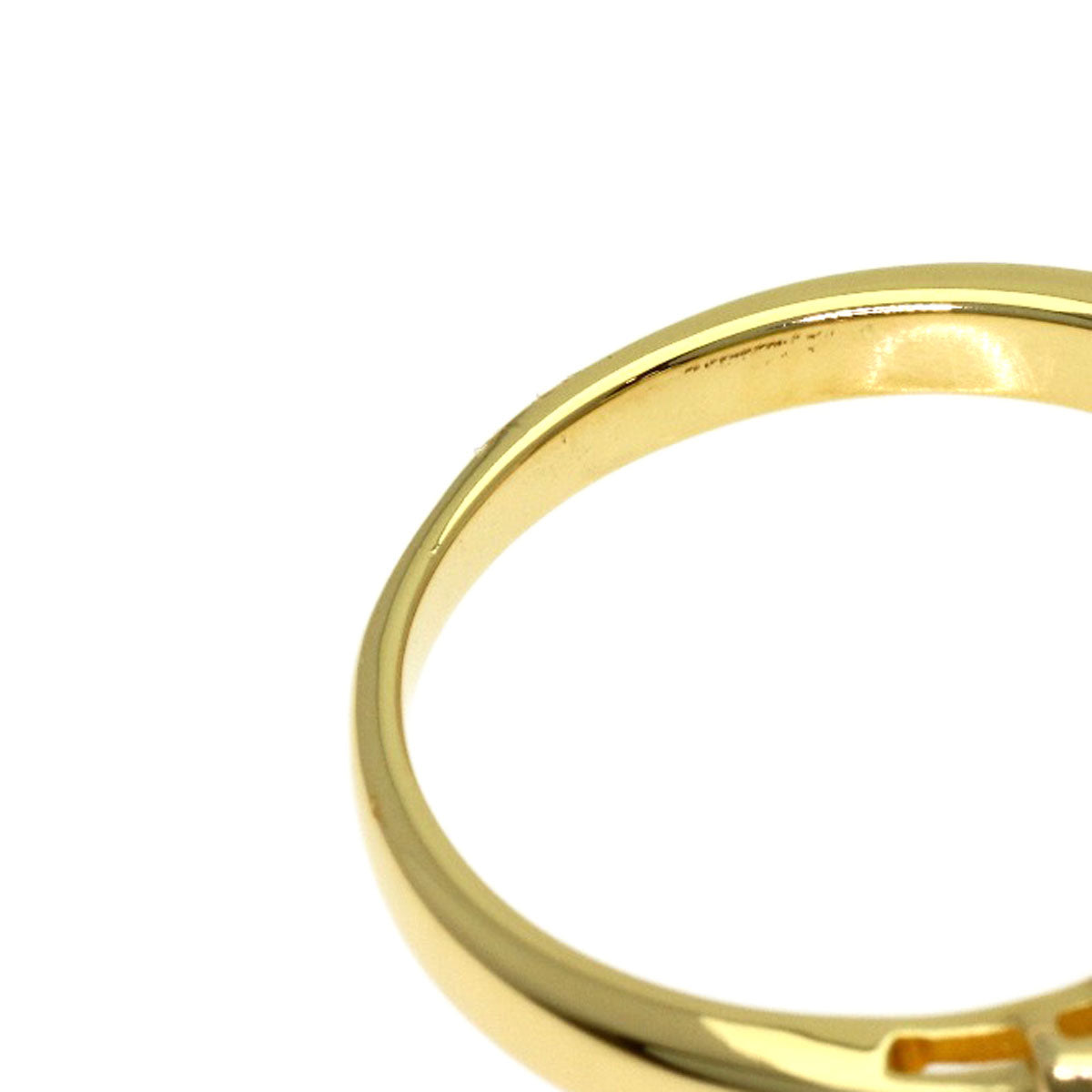 MIKIMOTO Pearl Pearl Diamond Ring K18 Yellow Gold Ladies [Used]