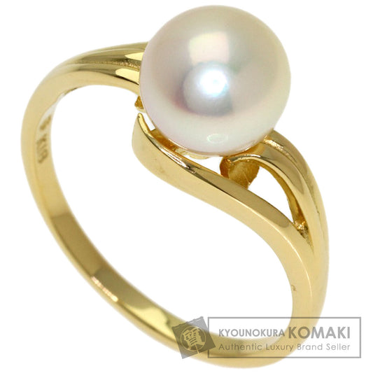 MIKIMOTO Pearl Pearl Ring K18 Yellow Gold Ladies [Used]