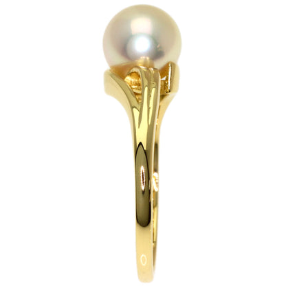 MIKIMOTO Pearl Pearl Ring K18 Yellow Gold Ladies [Used]